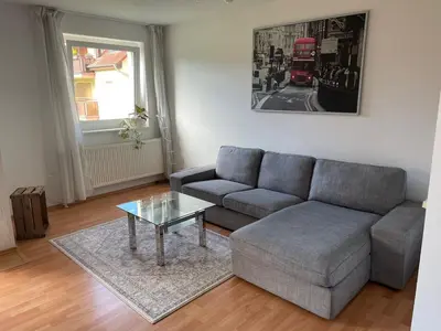 Ein Sitzbereich in der Unterkunft Gemütliche 2-Zimmerwohnung