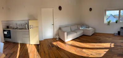Küche/Küchenzeile in der Unterkunft okoTime - Studio mit Dachterrasse