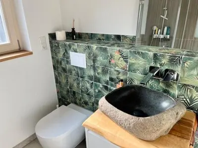 Ein Badezimmer in der Unterkunft okoTime - Studio mit Dachterrasse