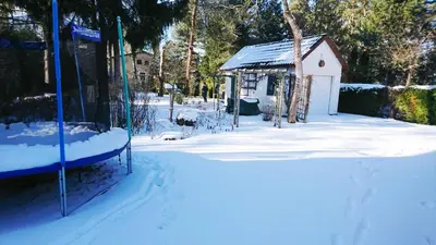Ferienhaus Eichwalde im Winter