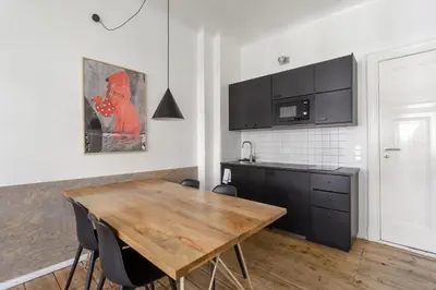 Küche/Küchenzeile in der Unterkunft Mooeve Boxi Big Apartments
