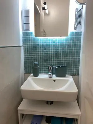 Ein Badezimmer in der Unterkunft Happy Store - zentral, orginell, gemütlich