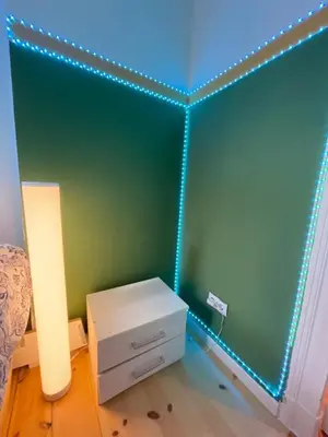 Ein Bett oder Betten in einem Zimmer der Unterkunft The Cozy Green
