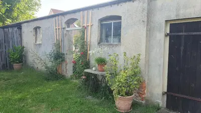 Ein Garten an der Unterkunft Cozy 2-room apartment