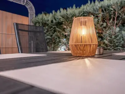 Grundriss der Unterkunft Stilvolles Apartment mit Terrasse in Werder