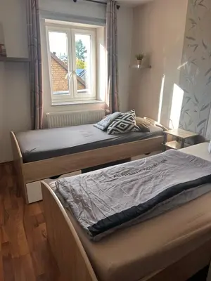 Ein Bett oder Betten in einem Zimmer der Unterkunft Zapfwerk-Rooms