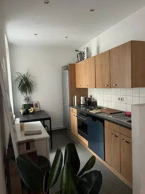 Küche/Küchenzeile in der Unterkunft Cozy Berlin Studio in Prenzlauer Berg