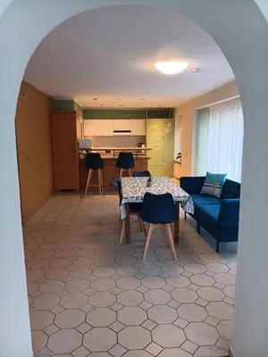 Küche/Küchenzeile in der Unterkunft Ferienhaus - Ankerplatz am Werlsee, mit eigenem Bootssteg und Sauna