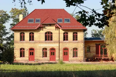 Das Gebäude in dem sich die Ferienwohnung befindet