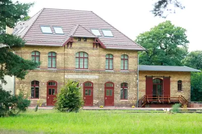 Das Gebäude in dem sich die Ferienwohnung befindet