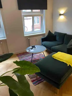 Ein Sitzbereich in der Unterkunft Charming Apartment in the Middle of Berlin!