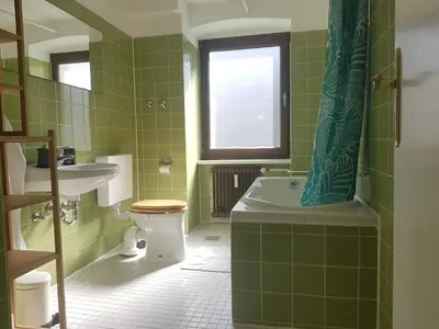 Ein Badezimmer in der Unterkunft top located Apartment