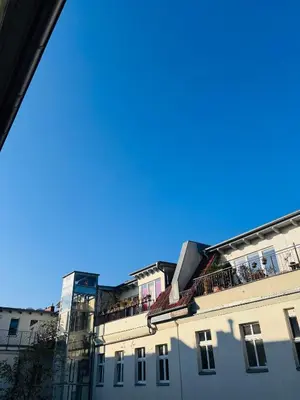 Das Gebäude in dem sich die Ferienwohnung befindet