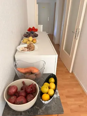 Essen im Privatzimmer oder in der Nähe