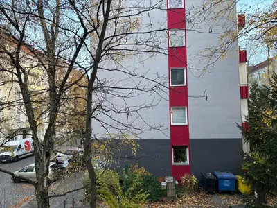 Das Gebäude in dem sich die Ferienwohnung befindet