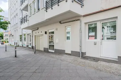 Das Gebäude in dem sich die Ferienwohnung befindet