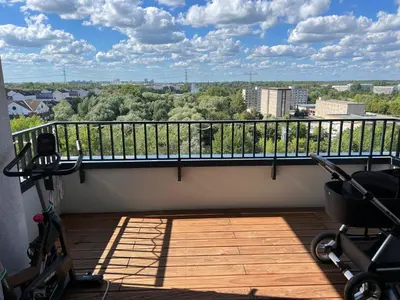 Ein Balkon oder eine Terrasse in der Unterkunft Premium and city close, Top transport links