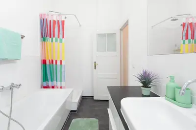 Ein Badezimmer in der Unterkunft Villa Falkensee - Berlin West Design Boutique Apartments Ferienwohnung