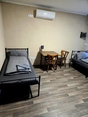 Ein Bett oder Betten in einem Zimmer der Unterkunft Monteur-Haus Lübeck Berlin Pankow, Reinickendorf, Glienicke-Nordbahn