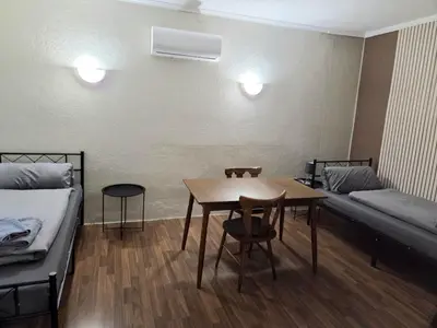 Ein Bett oder Betten in einem Zimmer der Unterkunft Monteur-Haus Lübeck Berlin Pankow, Reinickendorf, Glienicke-Nordbahn