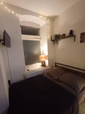 Ein Bett oder Betten in einem Zimmer der Unterkunft Cosy mini-appartment in Prenzlauer Berg