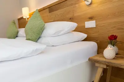 Ein Bett oder Betten in einem Zimmer der Unterkunft Paulinenhof
