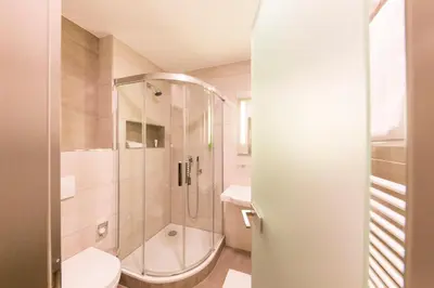 Ein Badezimmer in der Unterkunft Paulinenhof