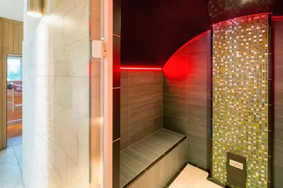 Ein Badezimmer in der Unterkunft Paulinenhof