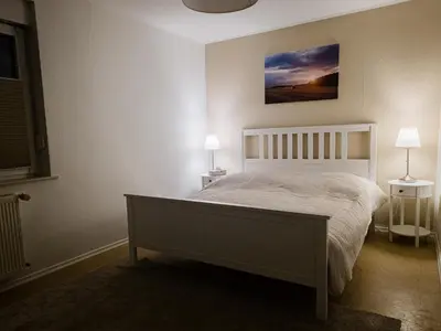 Ein Bett oder Betten in einem Zimmer der Unterkunft Alte Schule Rietz