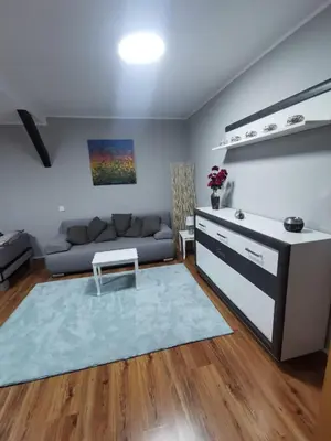 Ein Sitzbereich in der Unterkunft Wohnung Jamie