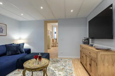 TV/Unterhaltungsangebot in der Unterkunft FABEL Apartments am Hbf