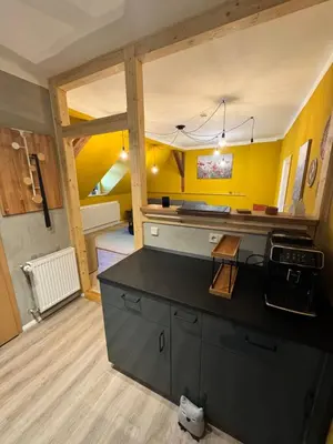Küche/Küchenzeile in der Unterkunft Altstadt Quartier 2