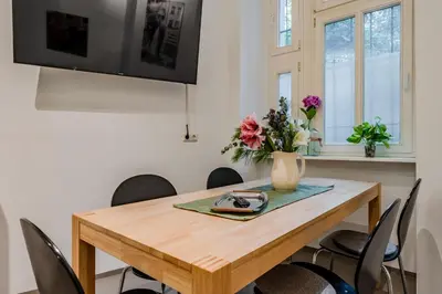 TV/Unterhaltungsangebot in der Unterkunft La Maisonnette - le grand appart