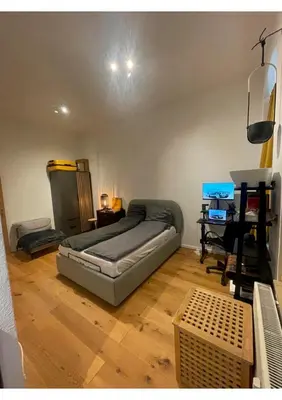 Ein Sitzbereich in der Unterkunft Chill and Cozy