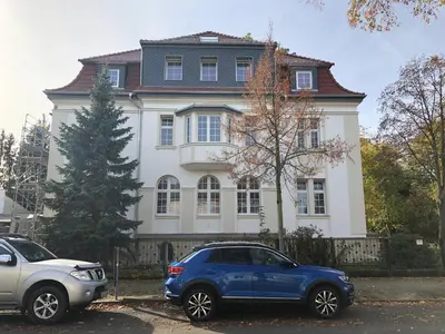 Das Gebäude in dem sich die Ferienwohnung befindet