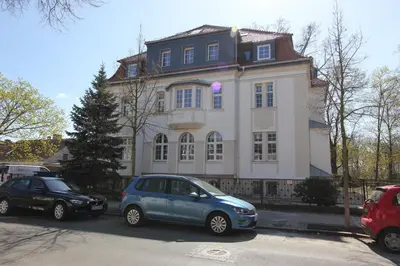 Das Gebäude in dem sich die Ferienwohnung befindet