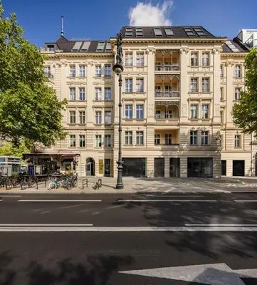Das Gebäude in dem sich die Ferienwohnung befindet