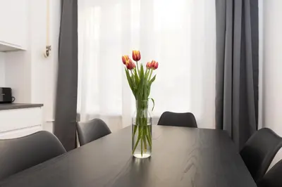 Grundriss der Unterkunft Modernes Apartment mit zwei Bädern