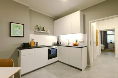 Küche/Küchenzeile in der Unterkunft K47-Room22 Apartment