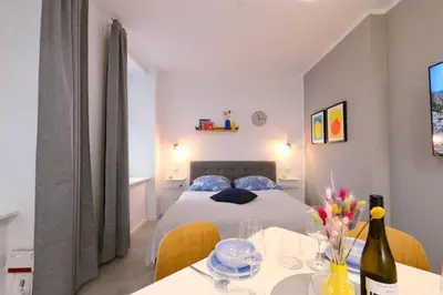 Ein Bett oder Betten in einem Zimmer der Unterkunft K47-Room22 Apartment