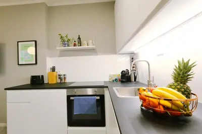 Küche/Küchenzeile in der Unterkunft K47-Room22 Apartment