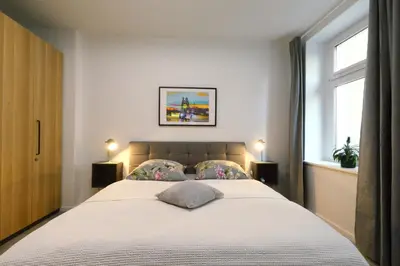 Ein Bett oder Betten in einem Zimmer der Unterkunft K47-Room22 Apartment