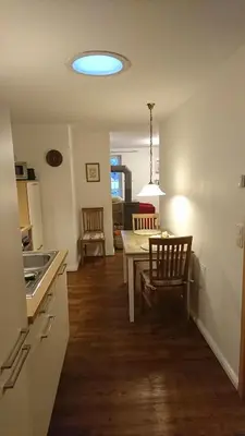 Küche/Küchenzeile in der Unterkunft Ferienappartements Schweizer Haus