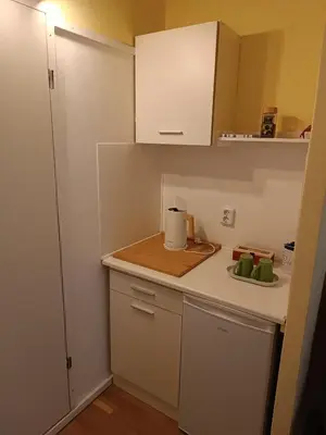 Küche/Küchenzeile in der Unterkunft Studiowohnung Berlin Mitte