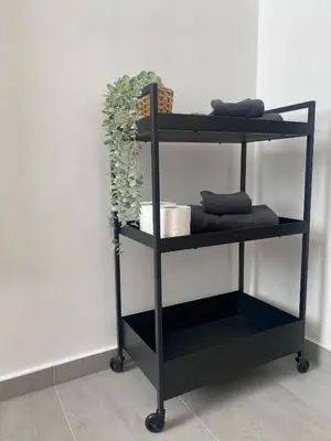 Ein Bett oder Betten in einem Zimmer der Unterkunft Berlin Base Apartments