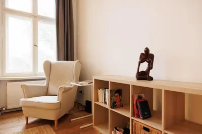 Ein Sitzbereich in der Unterkunft Female-Only I Quiet Coworking Room I Kreuzberg Hub