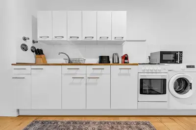 Küche/Küchenzeile in der Unterkunft Friedrichshain Mitte - Entire Apartment