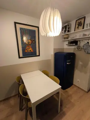 Küche/Küchenzeile in der Unterkunft zentrale Ferienwohnung Kreuzberg für bis zu 4 Personen
