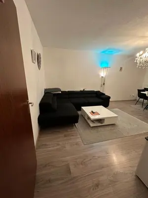 Ein Sitzbereich in der Unterkunft Jonas Haus Gästezimmer