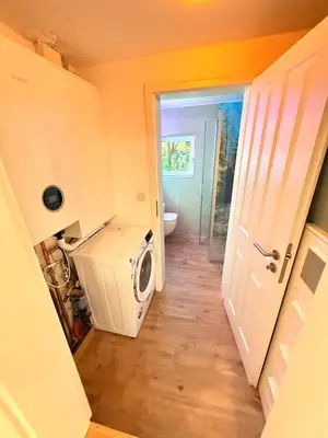 Grundriss der Unterkunft Chalet im Wald mit Sauna